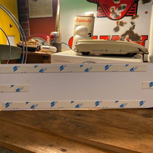 Castrol sign new made of thick plastic