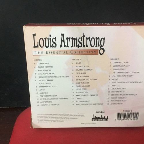 Louis Armstrong The Essential Collection 3 CD used