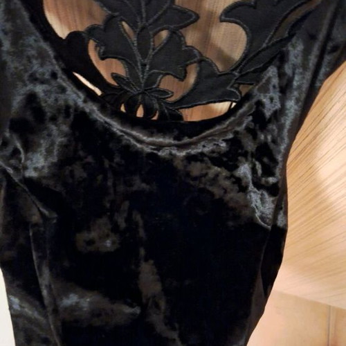 BSB velvet blouse new, XS, black