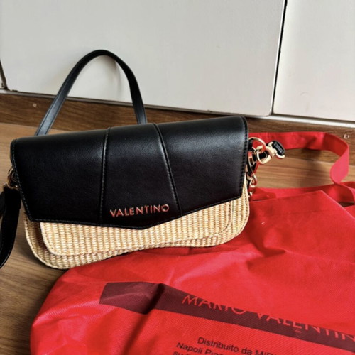 Valentino shoulder bag new, black and beige