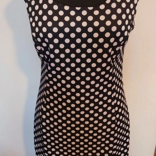 Sleeveless Polka Dot Dress medium size like new