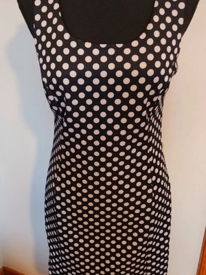 Sleeveless Polka Dot Dress medium size like new