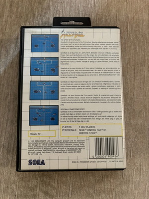 Speedball Sega Master System game, complete