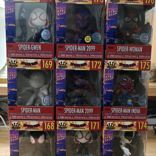 Funko Minis Spider-Man full set #168-176 new