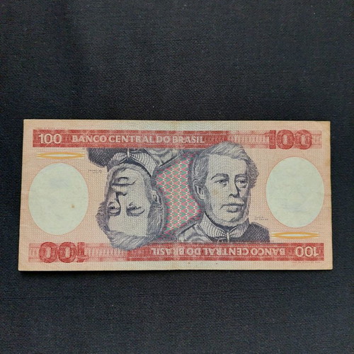 Brasil 1000=500=100 Cruzeiros banknotes used, set of 3