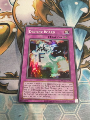 Destiny Board Yu-Gi-Oh card like new, Super Rare
