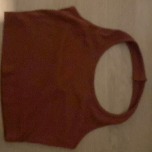 Brown halter neck top Shein like new, size XS