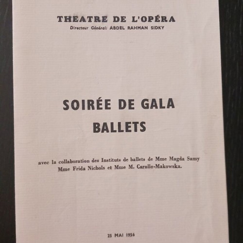 Grand recital de danse Frida Nichols 1954, used, 3 programs