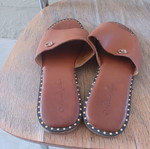 Sandals used size 39, two pairs white and brown