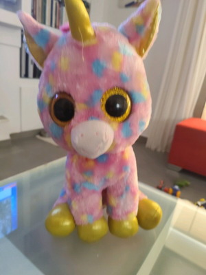 Tv Beanie Boos Fantasia plush unicorn 45 cm, like new