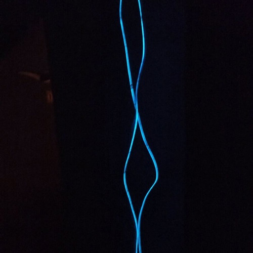 Blue led strip for office like new