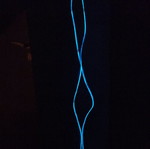 Blue led strip for office like new