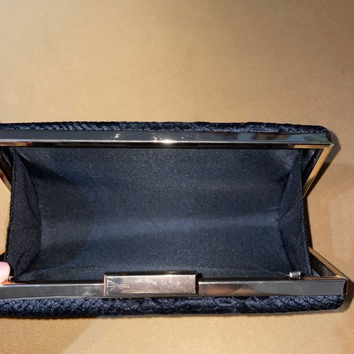 Evening bag used, handheld, without strap