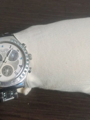 Swatch Pastel Wings women's watch like new, stainless steel