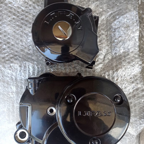 Lifan 125cc engine covers new, black