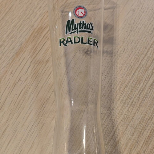 Mythos Radler beer glass new