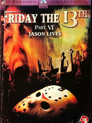 Friday the 13th Part VI Jason Lives DVD used, thriller with subtitles