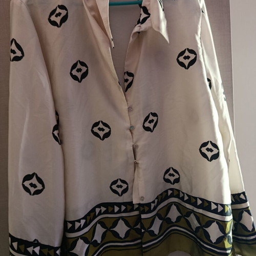 Zara boho women's shirt XL, beige