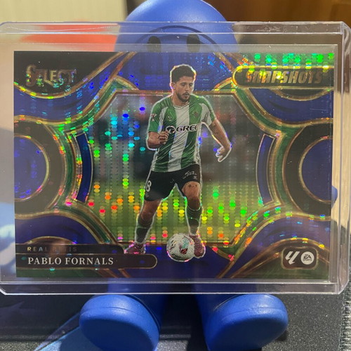 Panini Select 2025-26 La Liga Betis Pablo Fornals Blue Pulsar Snapshots Prizm card like new