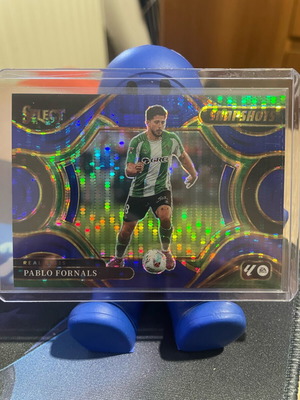 Panini Select 2025-26 La Liga Betis Pablo Fornals Blue Pulsar Snapshots Prizm card like new