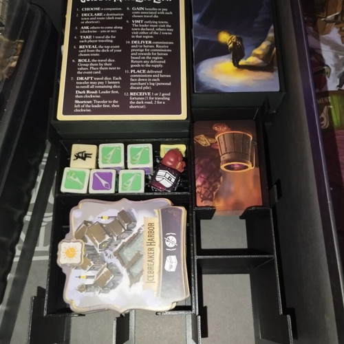 Merchants of the Dark Road deluxe 3D printed insert custom order