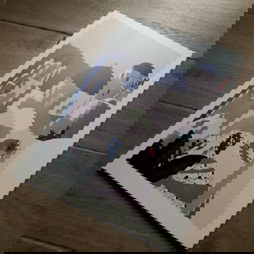 Πίνακας Α4 (20x30) από pvc 3mm για διακόσμηση τοίχου Σαντορίνη καινούργιο