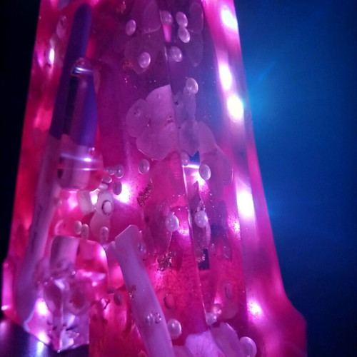 Letter made of resin with optional lighting, custom order