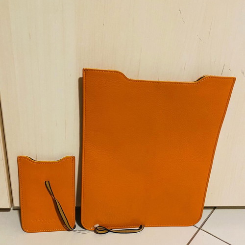 Carré Royal tablet case new leather orange