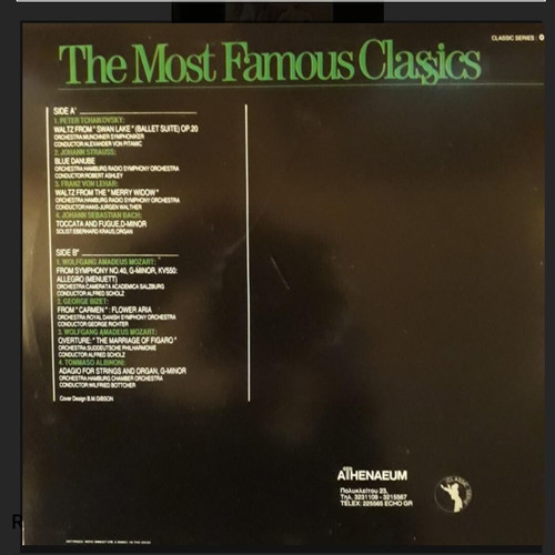 The Most Famous Classics Vol. IV vinyl LP album used, classical
