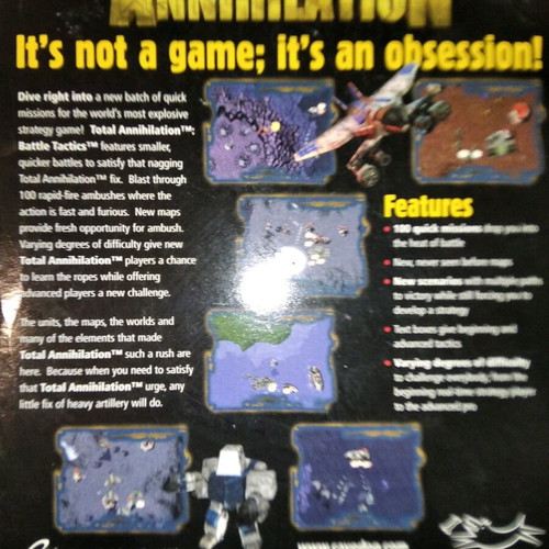 Total Annihilation Battle Tactics PC game used