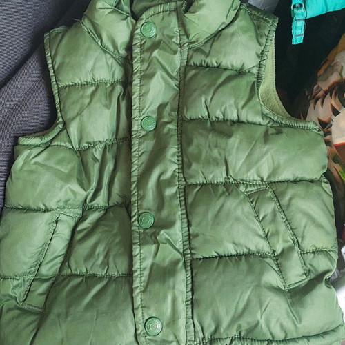 Green jackets used, 18-24 months, Mothercare and Old Navy
