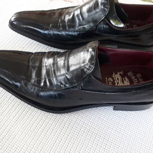 Roberto Botticelli leather shoes black No 41 lightly used
