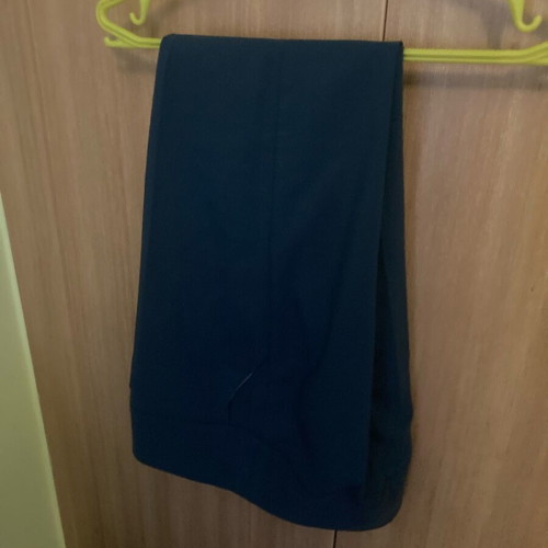 Lynne suit with shirt No 38 like new, white and blue
