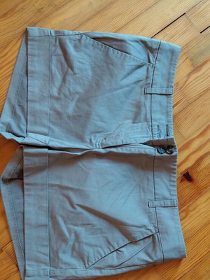 Sisley brown fabric shorts, size S