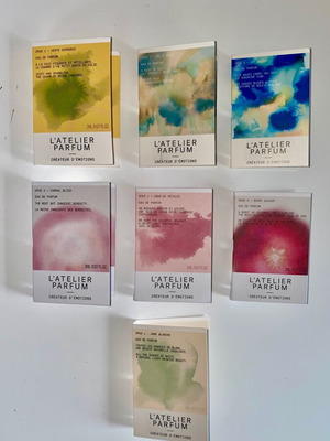 Комплект парфюми L'Atelier Parfum нови, 7x2 мл тестер проби