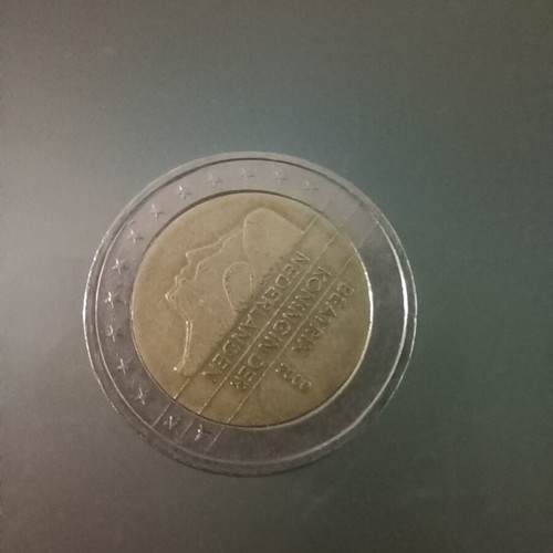 Nederland 2 euro coin used, circulated 2000-2002