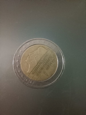 Nederland 2 euro coin used, circulated 2000-2002