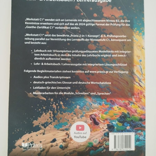 Werkstatt C1 Lehr- & Arbeitsbuch teacher's edition used, German