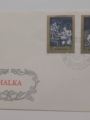 Πολωνία 4 ΦΠΗΚ 1977 μεταχειρισμένα γραμματόσημα