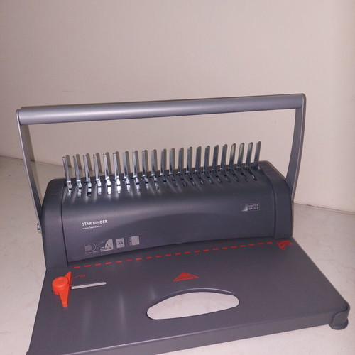 Star Binder plastic spiral binding machine like new