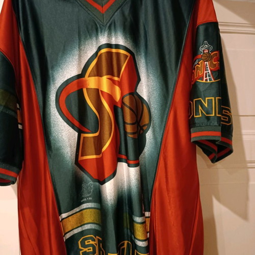 Seattle SuperSonics vintage training jersey used 90s