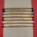 Collectible pencils new, set of 6 by Penguin with book titles