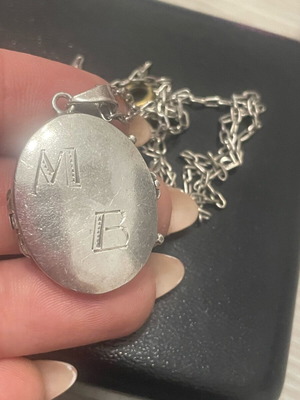 Silver 925 pendant used for vintage photo