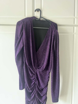 Pull&Bear dress purple with glitter like new