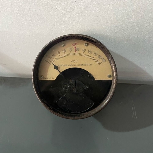 Voltmeter used from 1950, rare antique