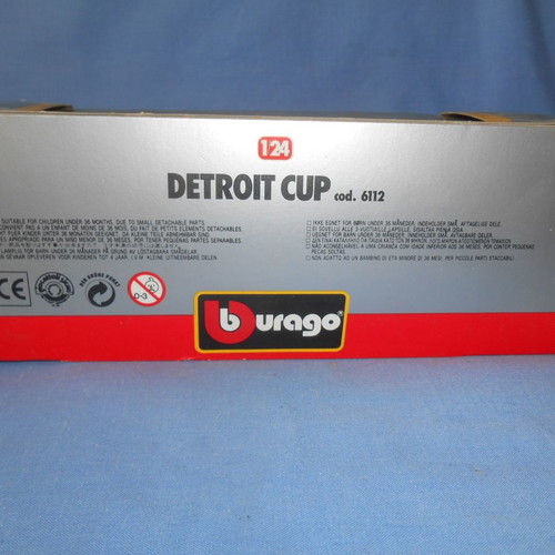 Bburago Detroit Cup 1/24 Καινούργιο, μέταλλο