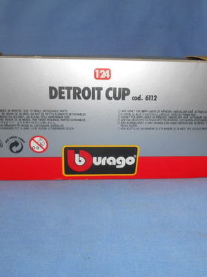 Bburago Detroit Cup 1/24 Καινούργιο, μέταλλο
