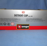 Bburago Detroit Cup 1/24 Καινούργιο, μέταλλο