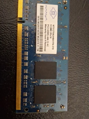 Nanya SODIMM DDR2 RAM 512MB used, tested working