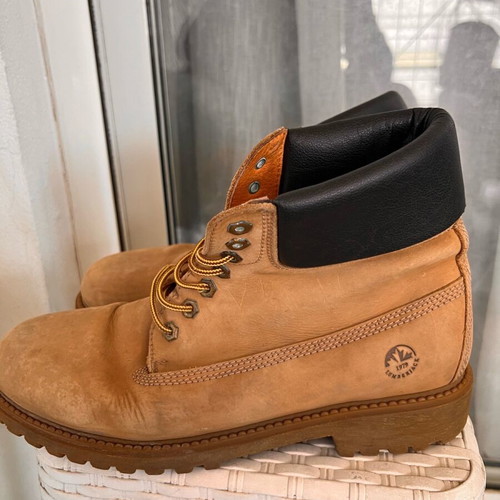 Lumberjack men's boots used, beige, size 46